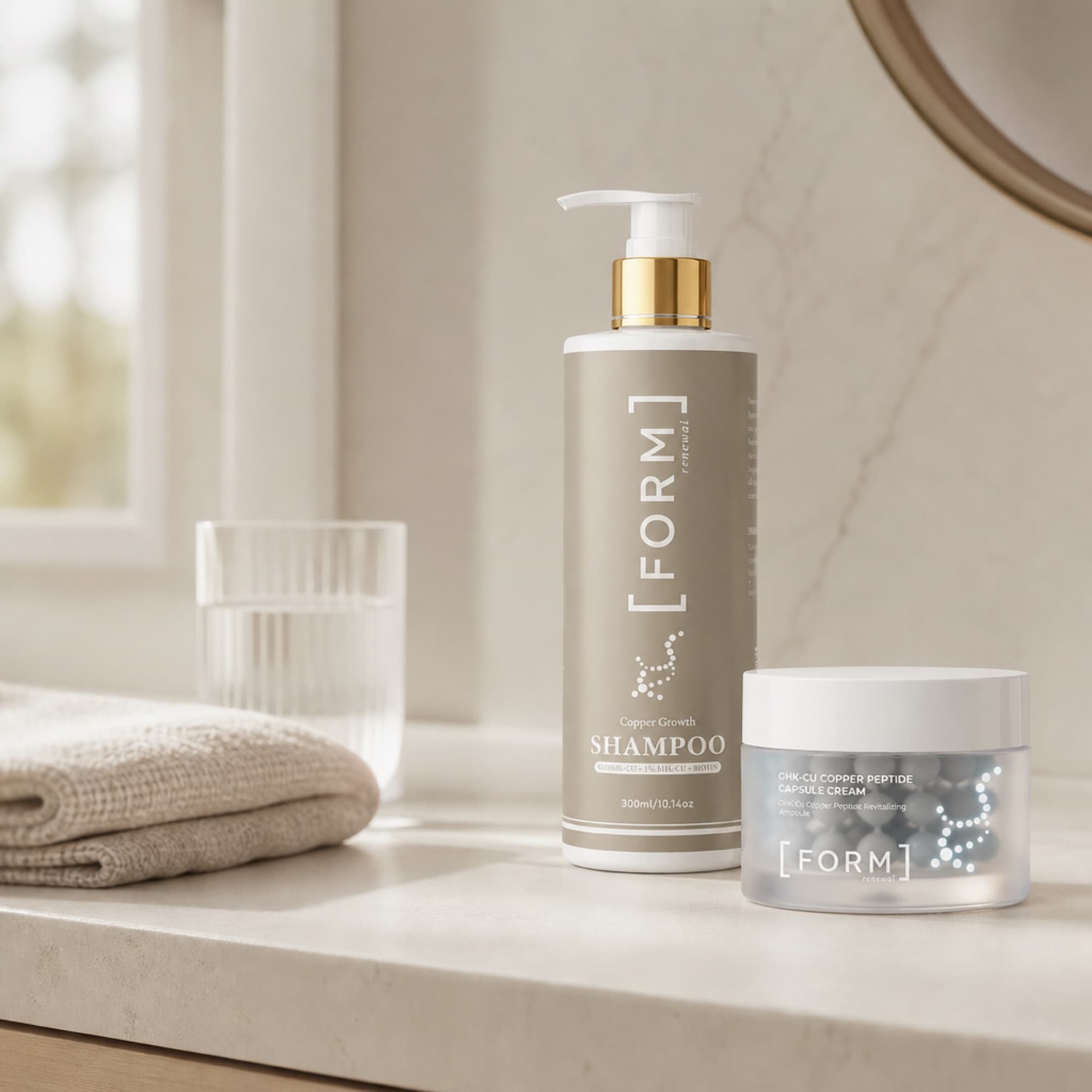 Copper Growth Shampoo and Capsule Cream